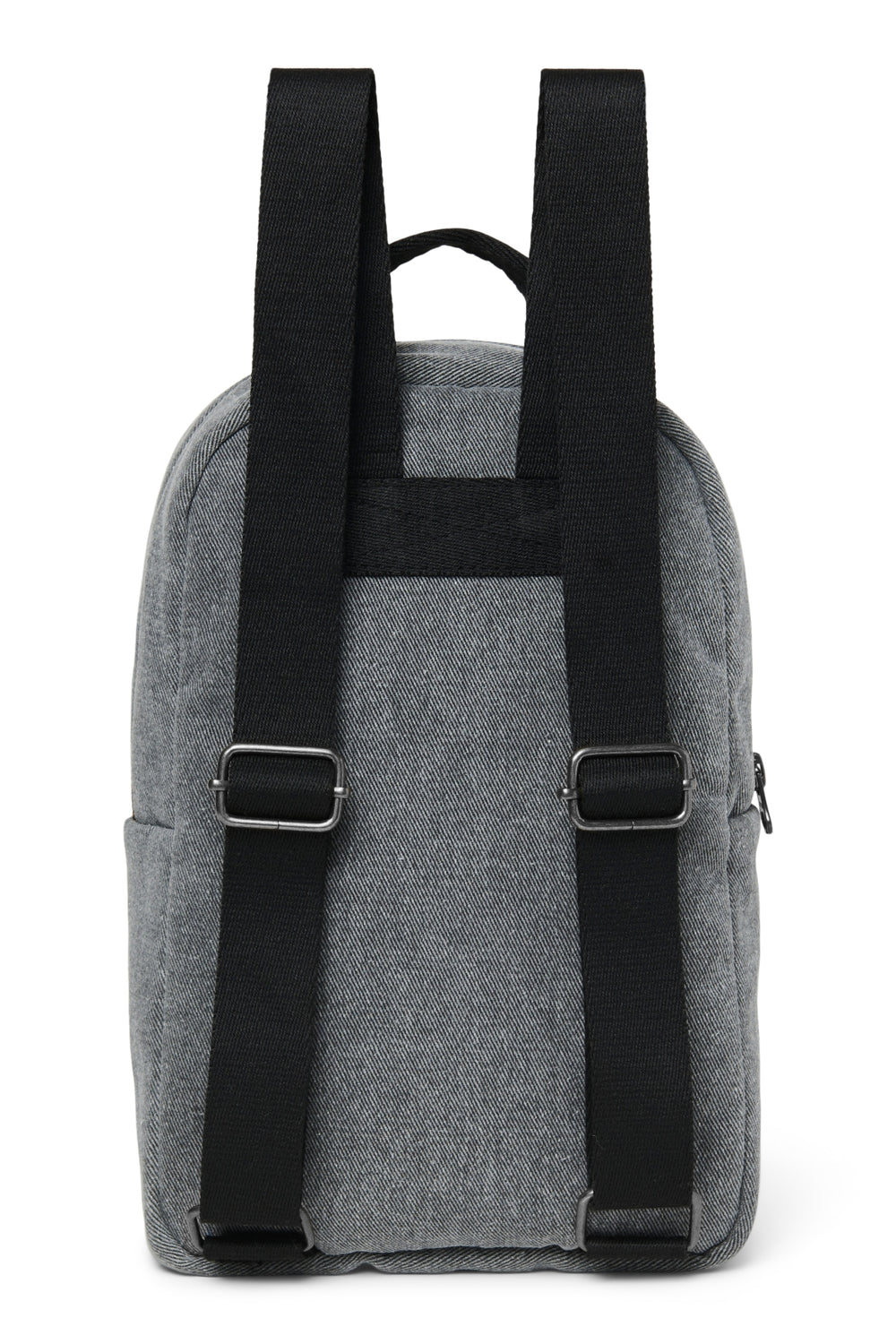 Denim Mini Backpack | Grey