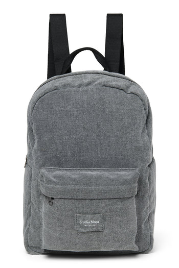 Denim Midi Backpack | Grey