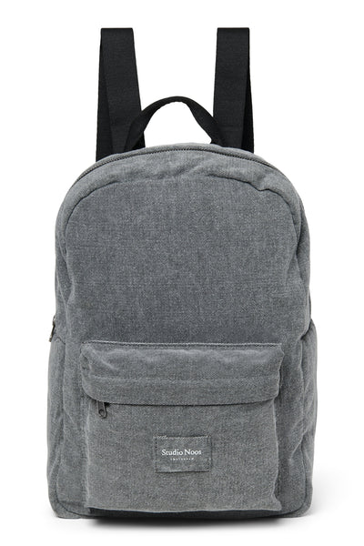 【A4収納可能】3way bag／gray denim Denim Midi Backpack | Grey – Studio Noos
