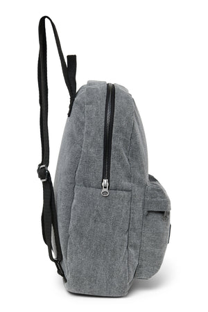 Denim Midi Backpack | Grey