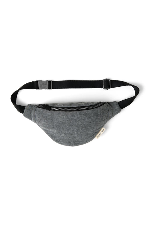 Denim Mini Fannypack | Grijze
