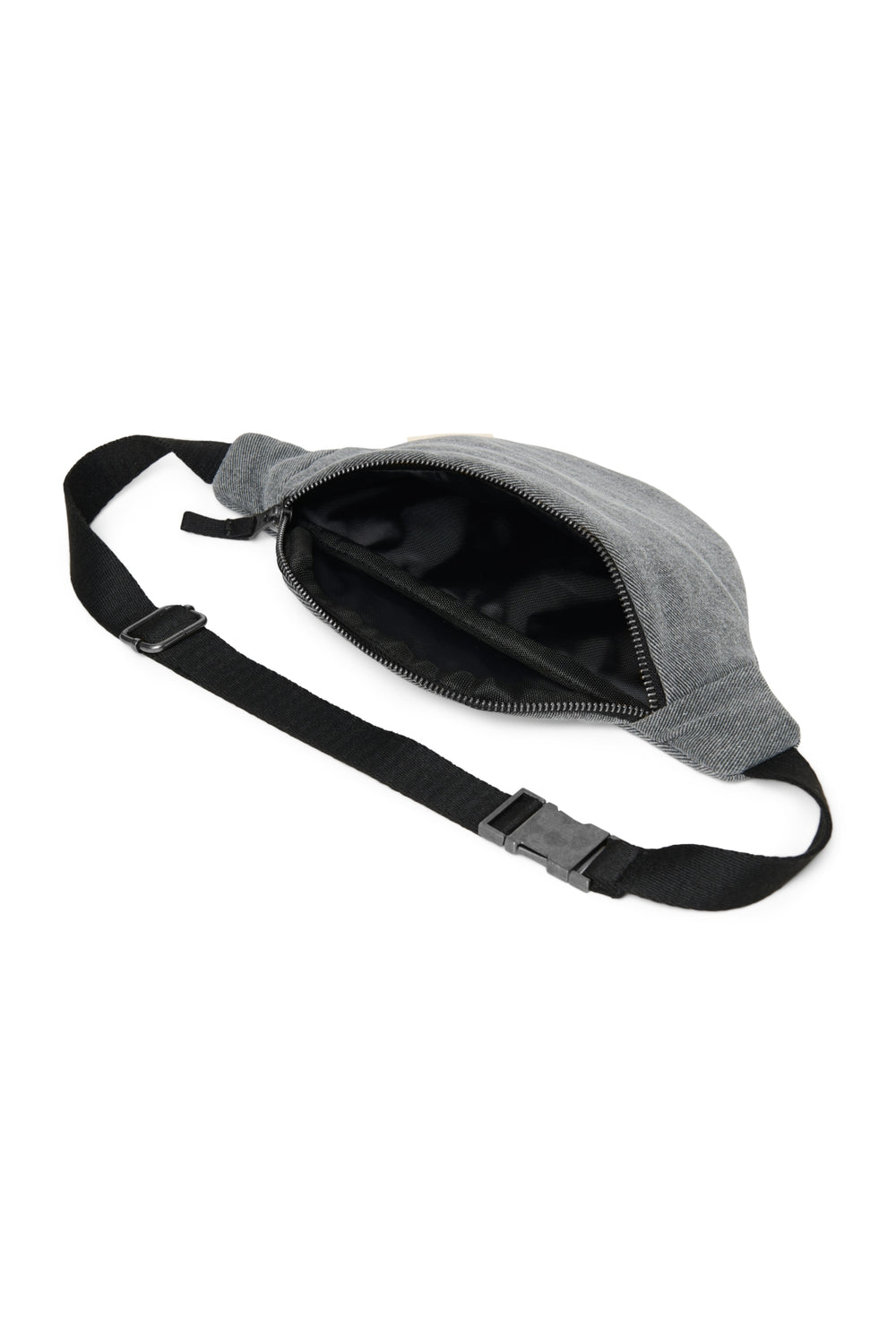 Denim Mini Sac Banane | Gris