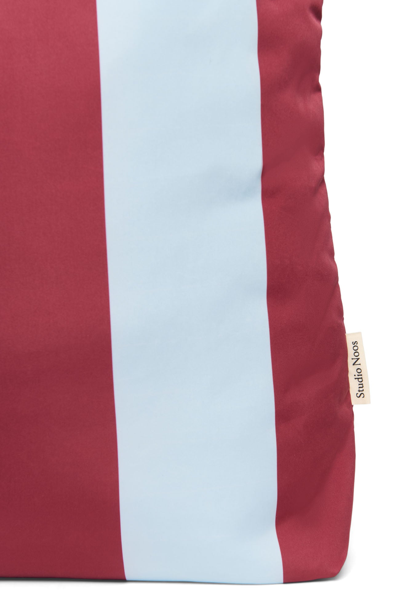 Bold Stripe Mom Bag | Bordeaux/Lichtblauwe