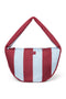 Bold Stripe Crossbody Tas | Bordeaux/Lichtblauwe