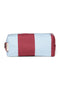 Bold Stripe Pouch | Bordeaux/Lichtblauwe