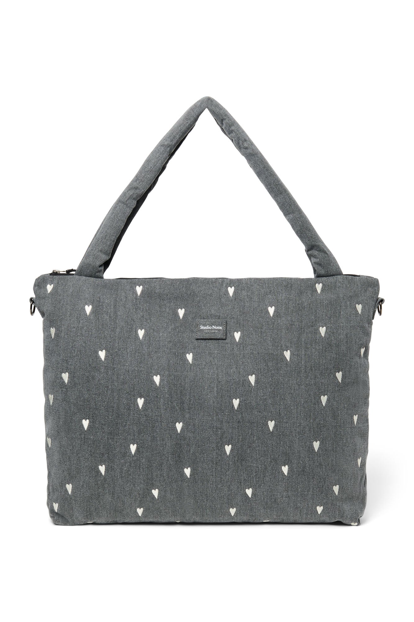 Denim Sac À Langer | Gris Hearts