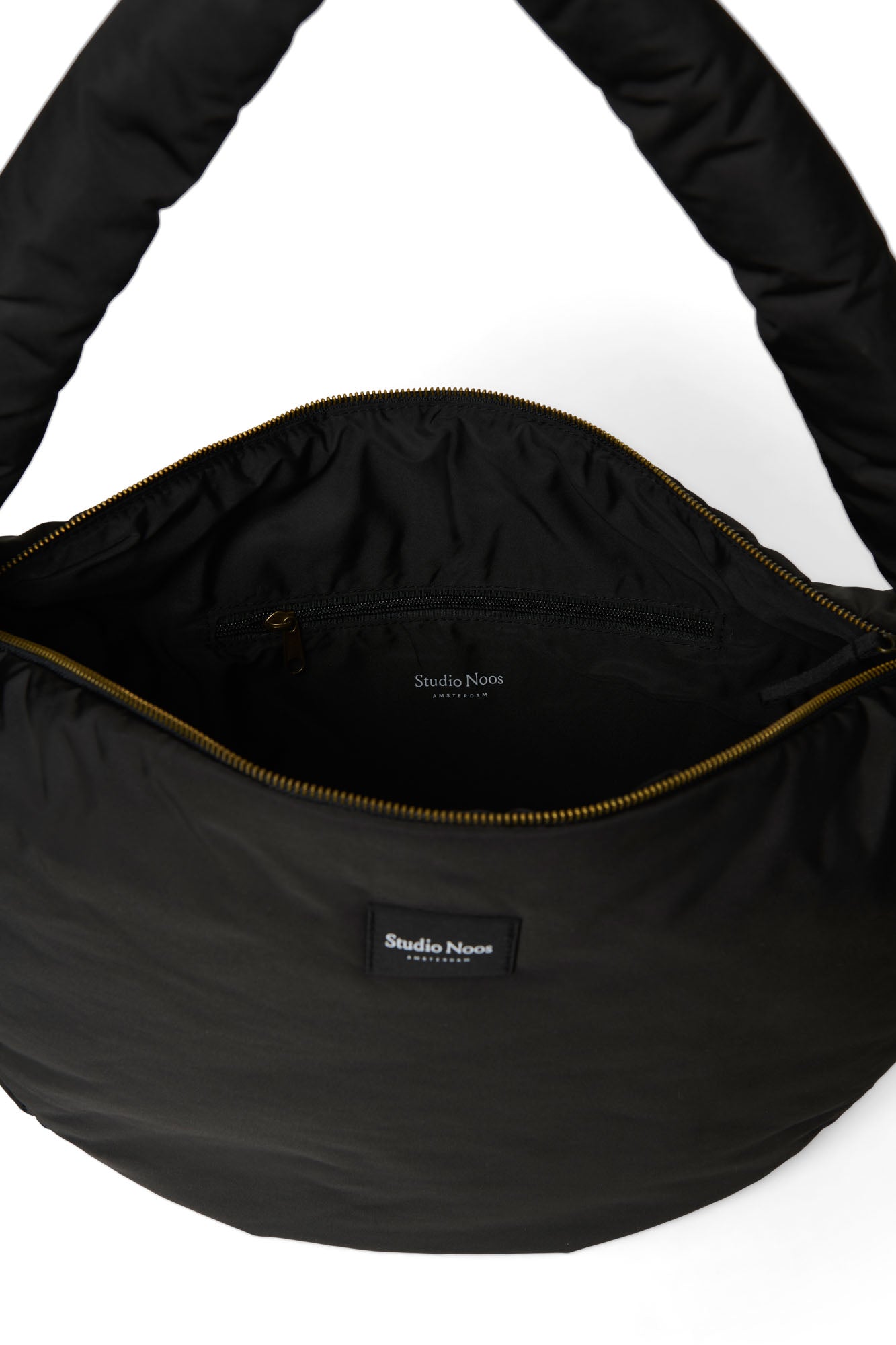 Puffy Cross Body Bag | Black