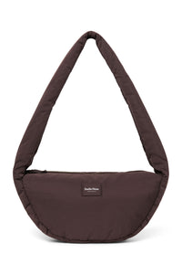  Brown Puffy Mini Cross Body Bag 