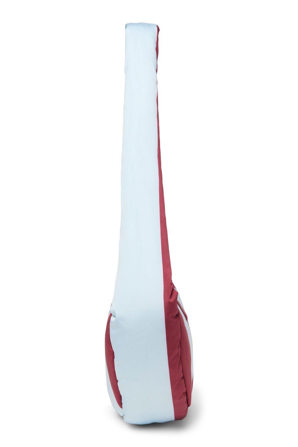 Bold Stripe Mini Crossbody Tas | Bordeaux/lichtblauwe