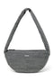 Mini sac à bandoulière en denim gris