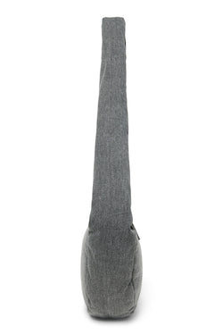 Mini sac à bandoulière en denim gris