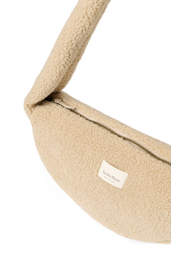 Teddy Mini Cross Body Bag | Ecru