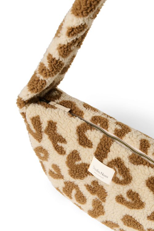 Mini sac à bandoulière Teddy léopard
