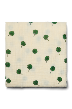 Swaddle Print Large | White Clover
