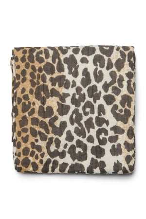 Mittlere Musselintücher mit Leopard-Muster