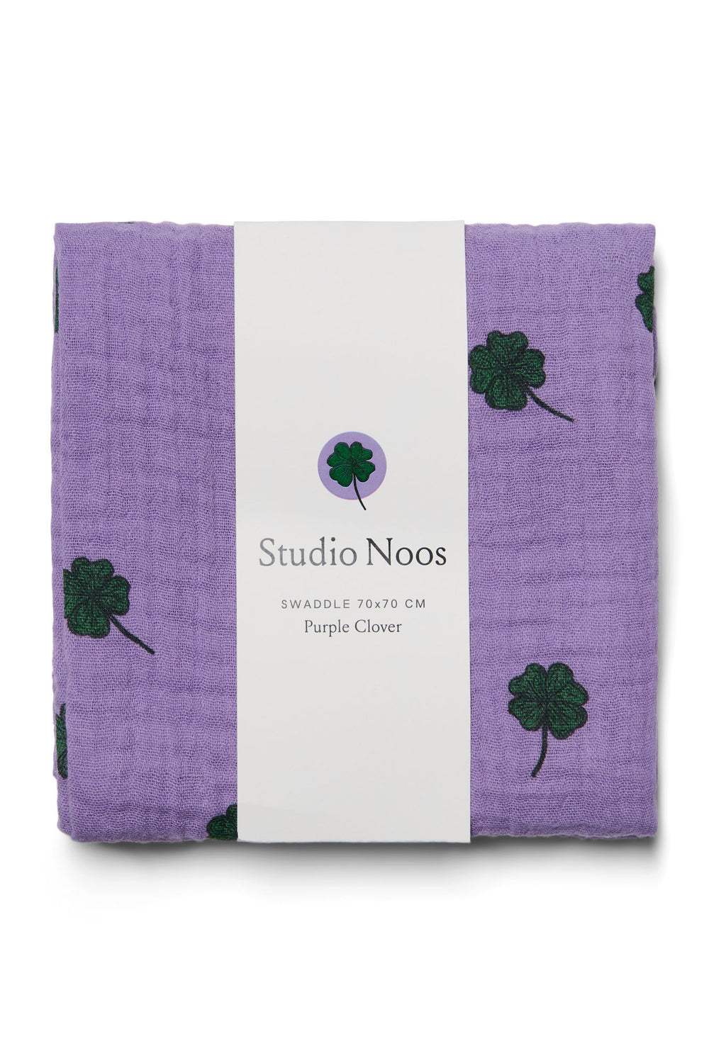 Swaddle Print Medium | Purple Clover