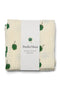 Witte Hydrofiele Doek Met Klavertjes - Medium