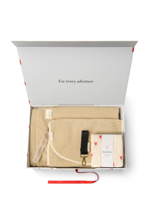 Teddy Ecru Geschenkset Für Eltern Unterwegs