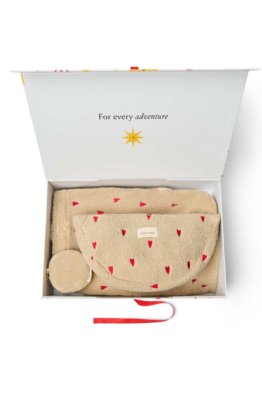 Essentials Teddy Gift Set | Ecru Hearts