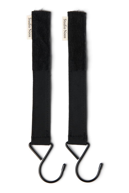 SN Stroller Strap Hooks | Black