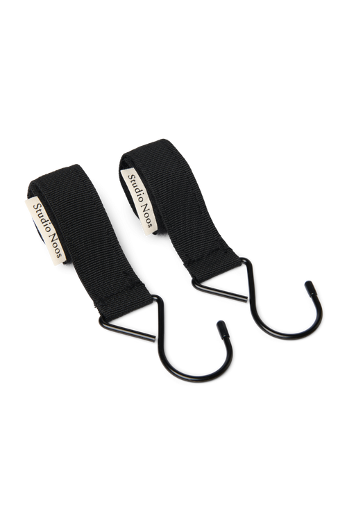 SN Stroller Strap Hooks | Black