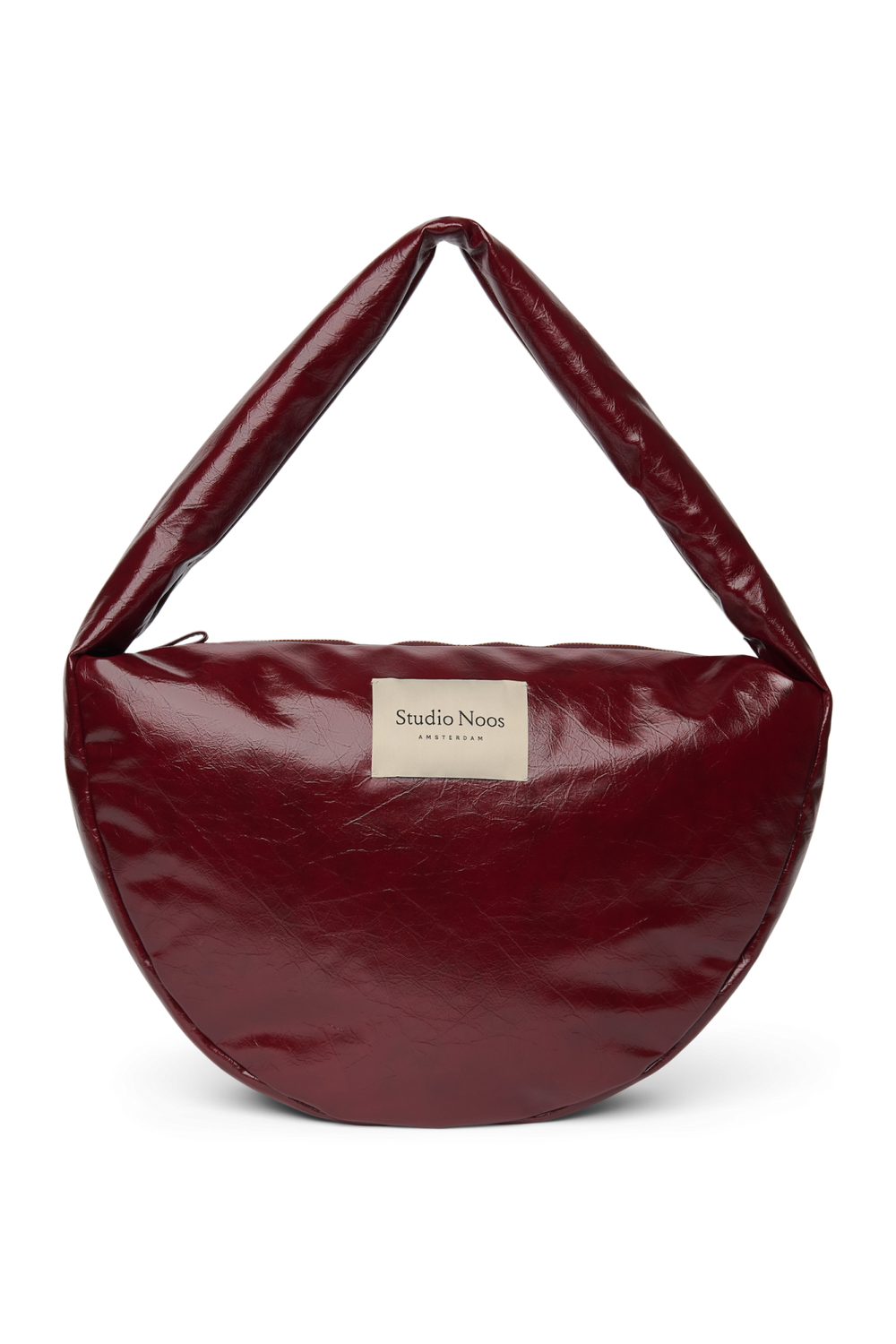 Vegan Leather Cross Body Bag | Burgundy