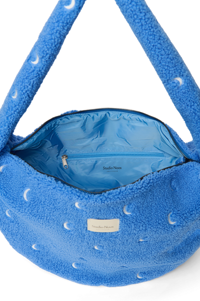 Teddy Cross Body Bag | Light Blue Moon