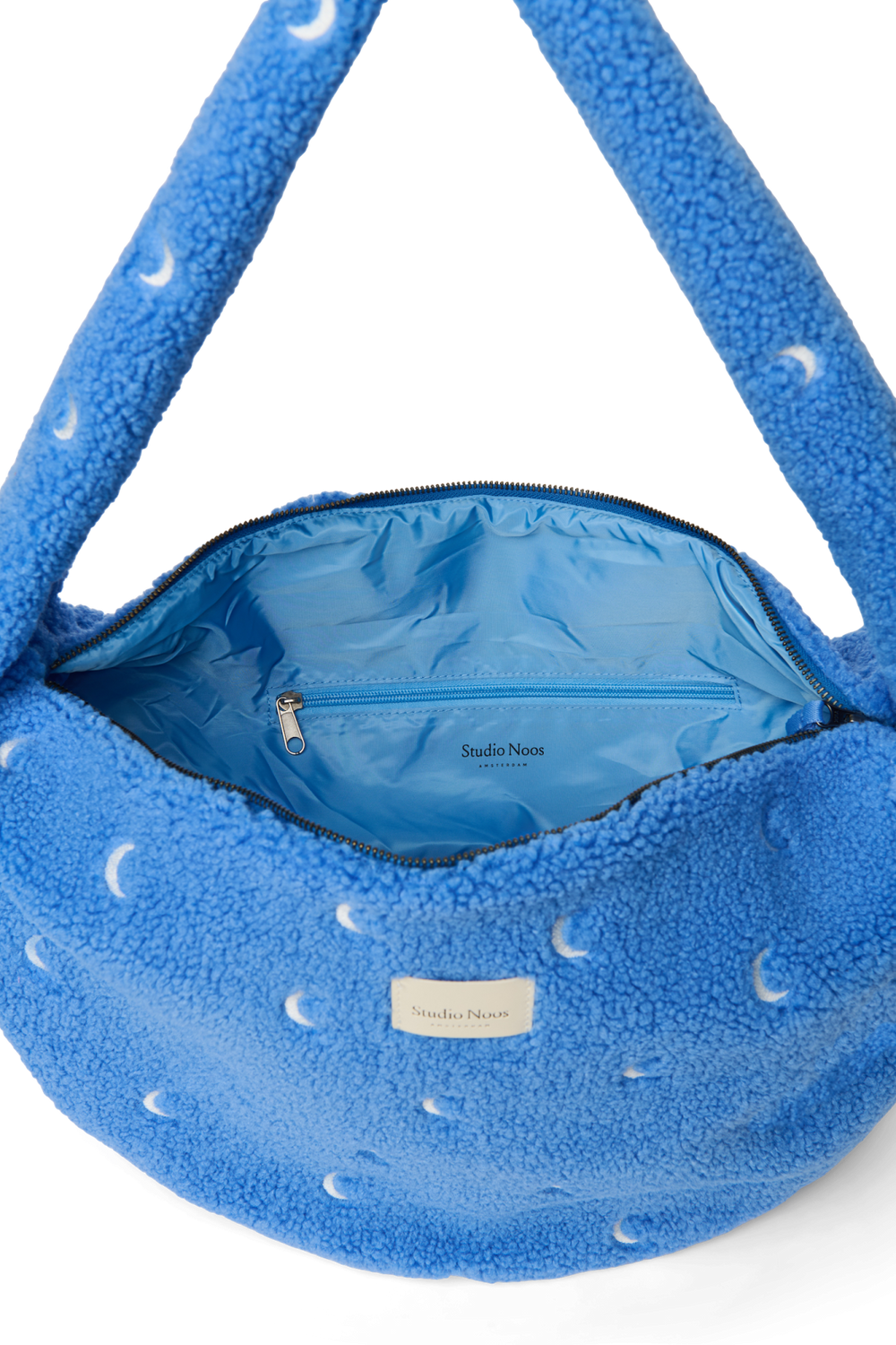 Teddy Cross Body Bag | Light Blue Moon