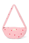 Teddy Mini Cross Body Bag | Light Pink Hearts