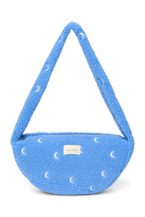 Teddy Mini Cross Body Bag | Light Blue Moon