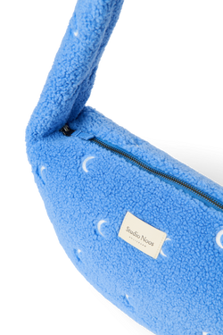 Teddy Mini Cross Body Bag | Light Blue Moon