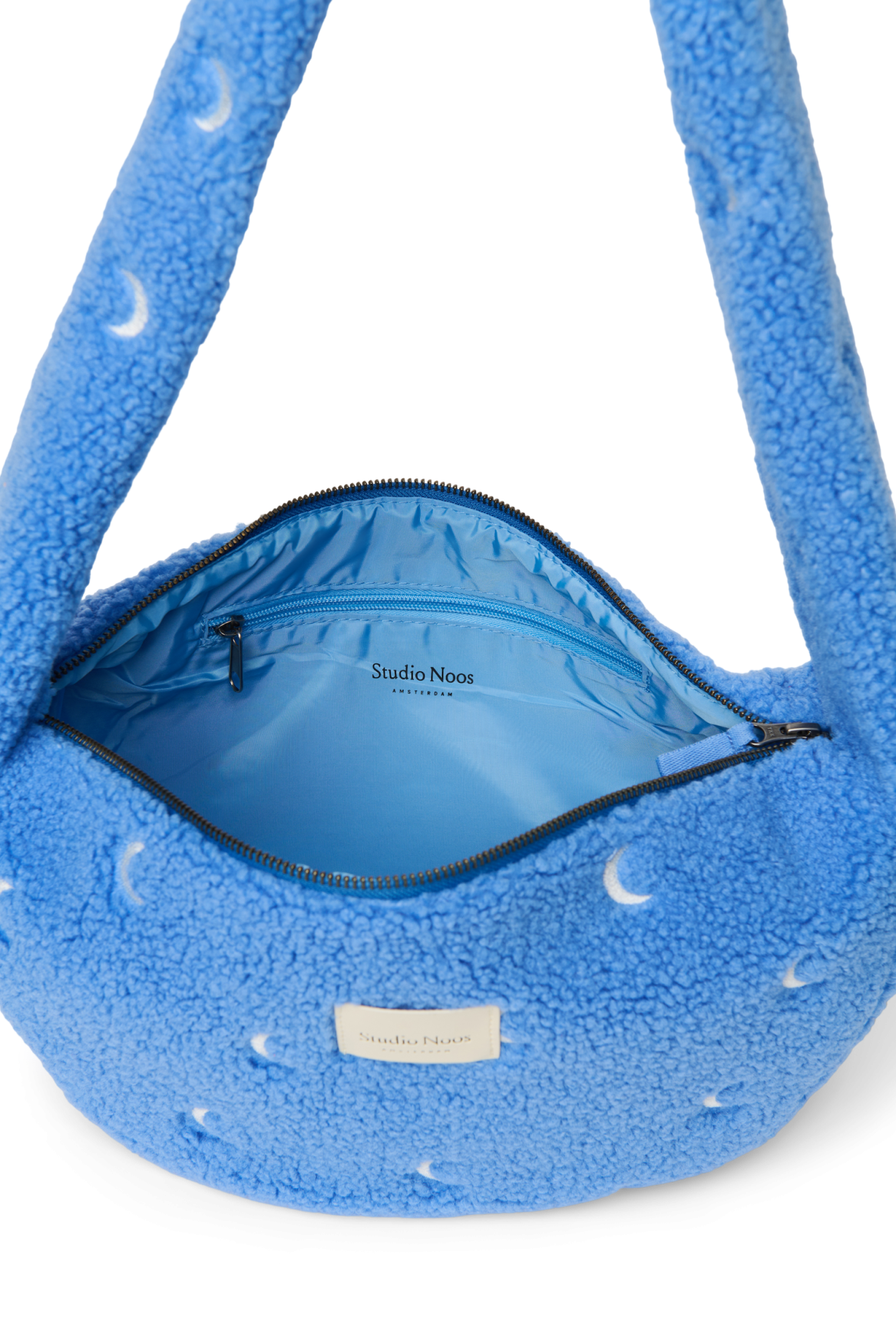 Teddy Mini Cross Body Bag | Light Blue Moon