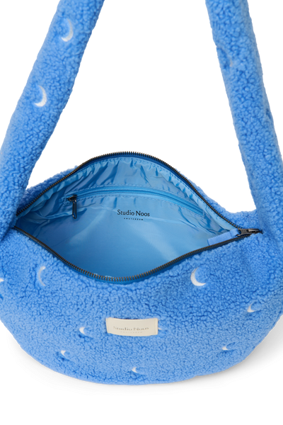 Teddy Mini Cross Body Bag | Light Blue Moon