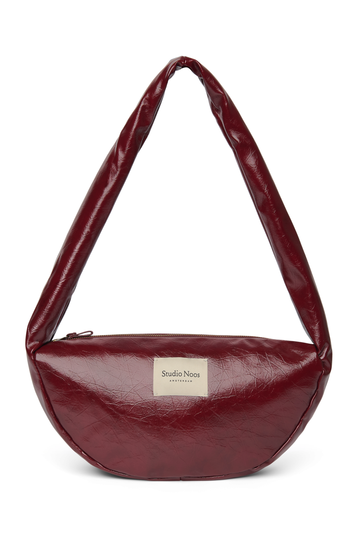 Vegan Leather Mini Cross Body Bag | Burgundy