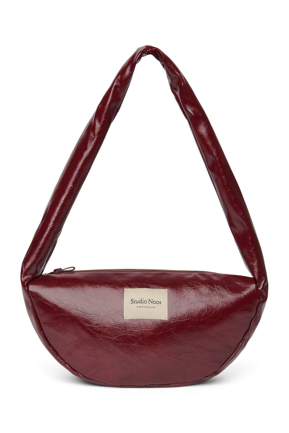 Vegan Leather Mini Cross Body Bag | Burgundy