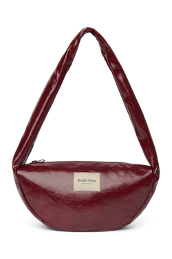 Vegan Leather Mini Cross Body Bag | Burgundy