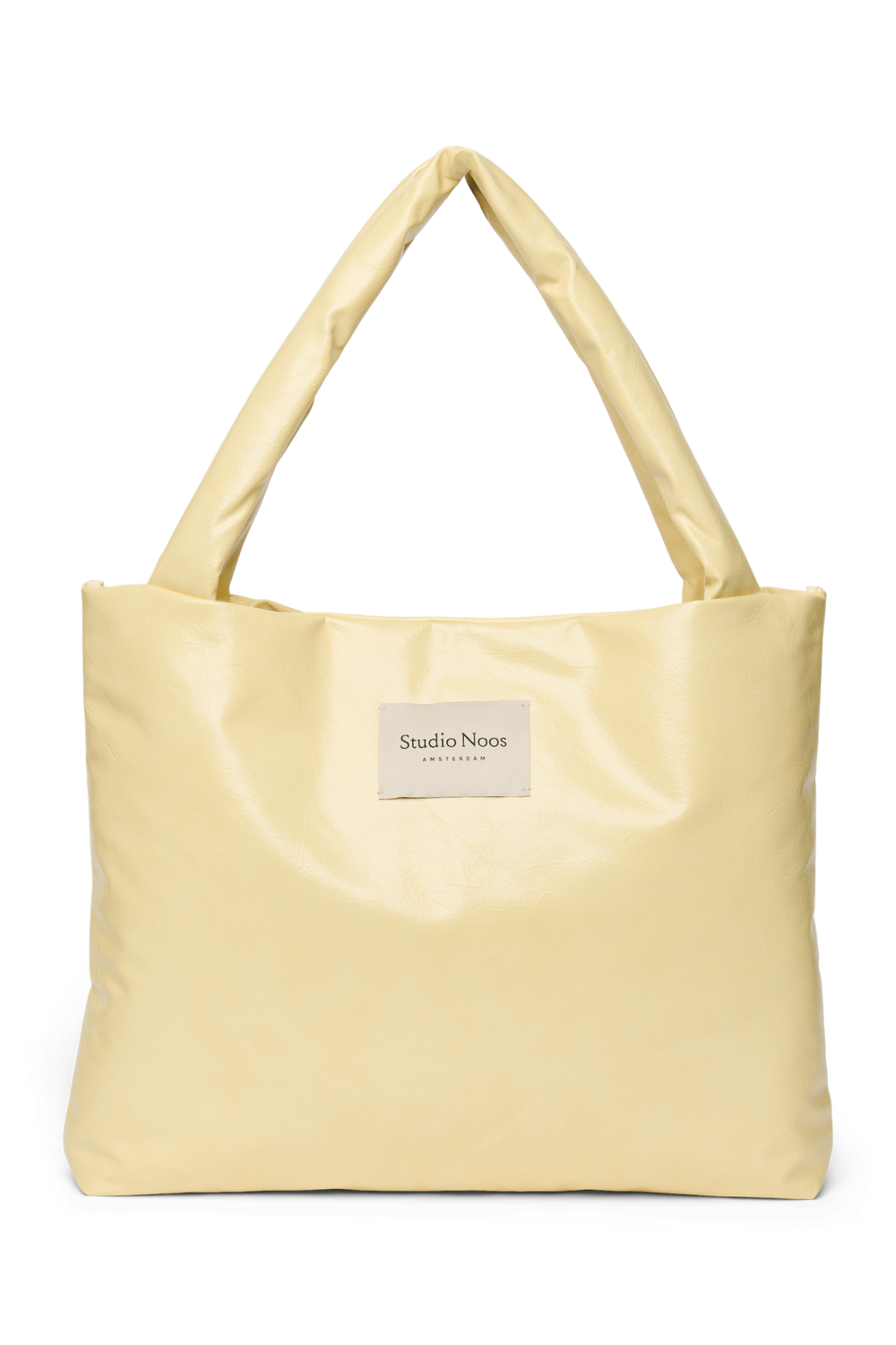 Vegan Leather Mom Bag | Butter Yellow