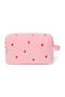 Teddy Toiletry Bag | Light Pink Hearts