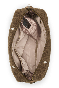 Teddy Stroller Organizer | Brown Hearts