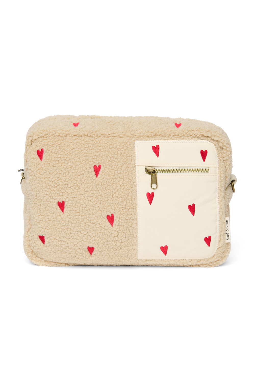 Teddy Stroller Organizer | Ecru Hearts