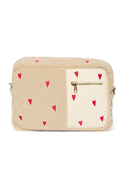 Teddy Stroller Organizer | Ecru Hearts