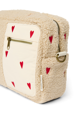 Teddy Stroller Organizer | Ecru Hearts
