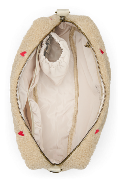 Teddy Stroller Organizer | Ecru Hearts