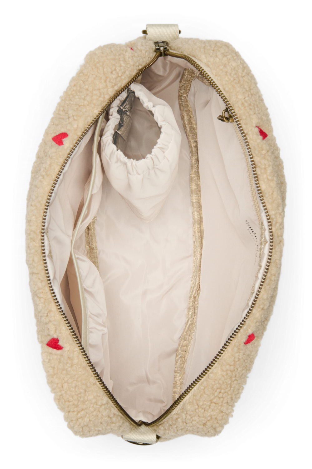 Teddy Stroller Organizer | Ecru Hearts