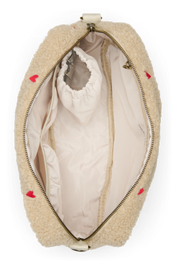 Teddy Stroller Organizer | Ecru Hearts