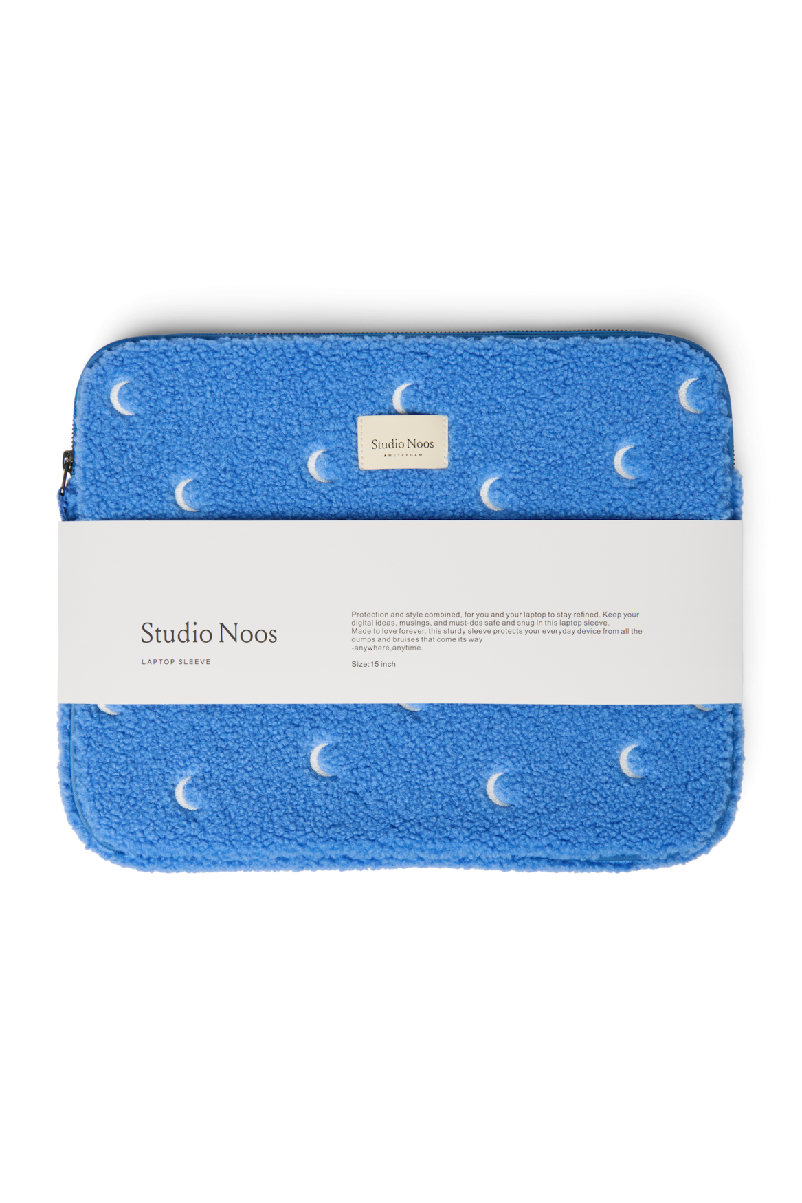 Teddy Laptop Sleeve 15 Inch | Light Blue Moon