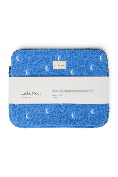 Teddy Laptop Sleeve 15 Inch | Light Blue Moon