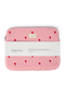 Teddy Laptop Sleeve 15 Inch | Light Pink Hearts