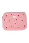 Teddy Laptop Sleeve 13 Inch | Light Pink Hearts