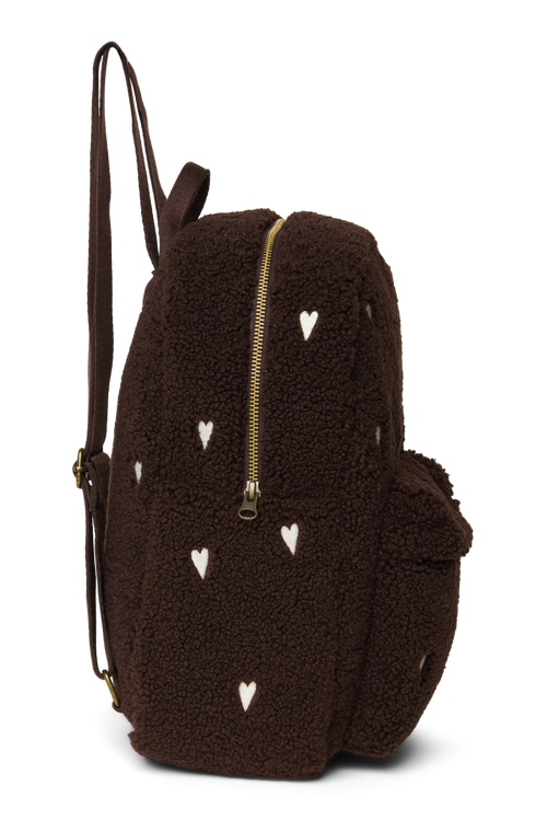 Teddy Midi Backpack | Chocolate Hearts